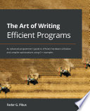 Cover of The Art of Writing Efficient Programs