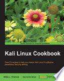 Cover of Kali Linux Cookbook