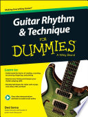 Cover of Guitar Rhythm and Techniques For Dummies, Book + Online Video and Audio Instruction