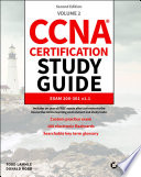 Cover of CCNA Certification Study Guide, Volume 2: Exam 200-301