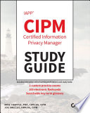 Cover of IAPP CIPM Certified Information Privacy Manager Study Guide
