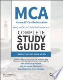 Cover of MCA Windows Server Hybrid Administrator Complete Study Guide with 400 Practice Test Questions: Exam AZ-800 and Exam AZ-801