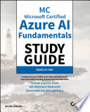 Cover of MC Microsoft Certified Azure AI Fundamentals Study Guide: Exam AI-900