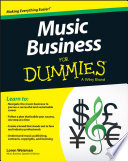 Cover of Music Business For Dummies