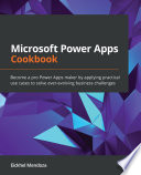 Cover of Microsoft Power Apps Cookbook