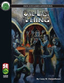 Cover of One Last Thing (5e)