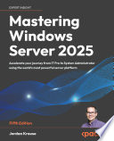 Cover of Mastering Windows Server 2025 - Fifth Edition
