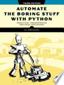 Cover of Automate the Boring Stuff with Python, 3rd Edition