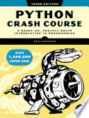 Cover of Python Crash Course, 3rd Edition